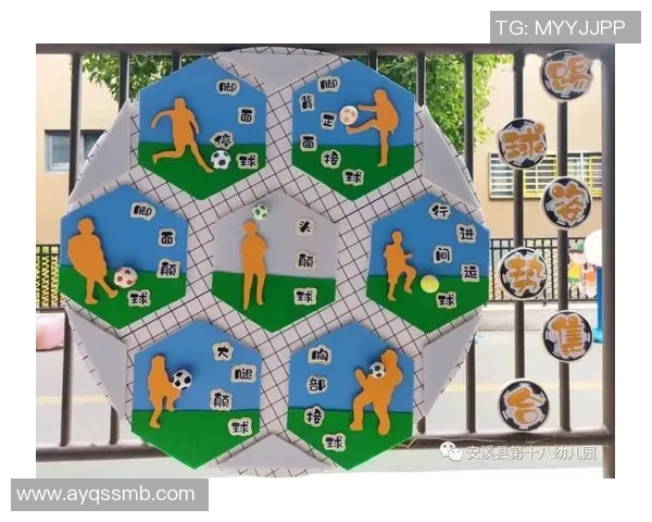 中班足球明星主题墙展示孩子们的足球梦想与成长历程